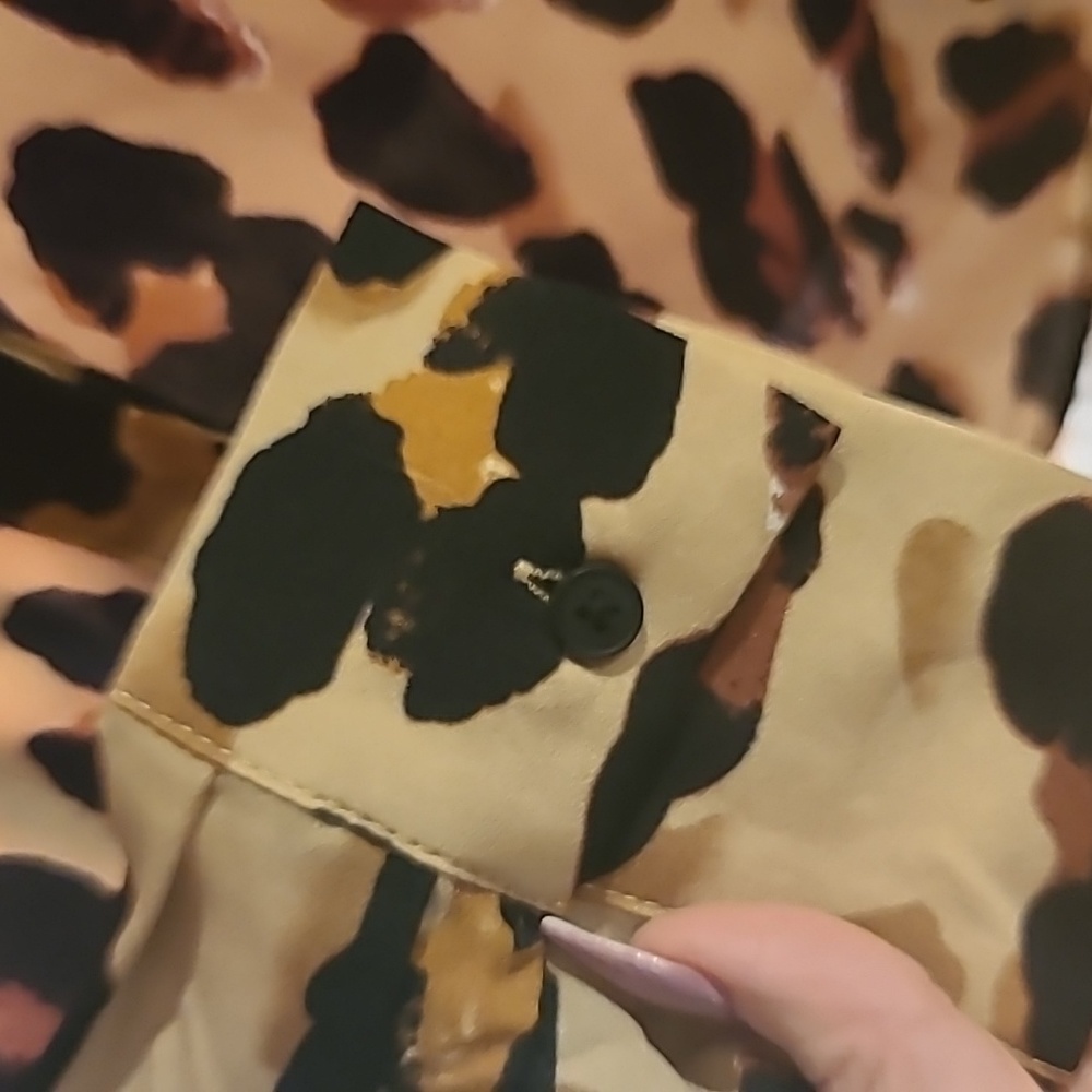NWOT Vici collection Ball of Joy leopard blouse by Grey Lab - Picture 9 of 12